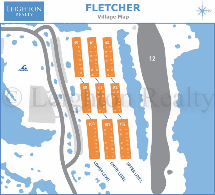 Fletcher Village Map - Ocean Edge
