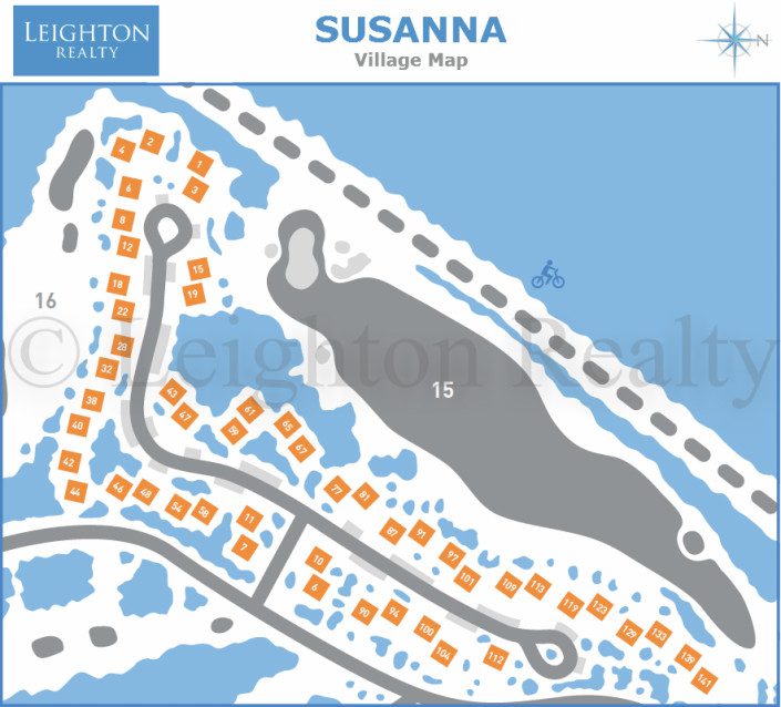 Susanna Village Map - Ocean Edge