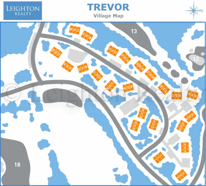 Trevor Village Map - Ocean Edge